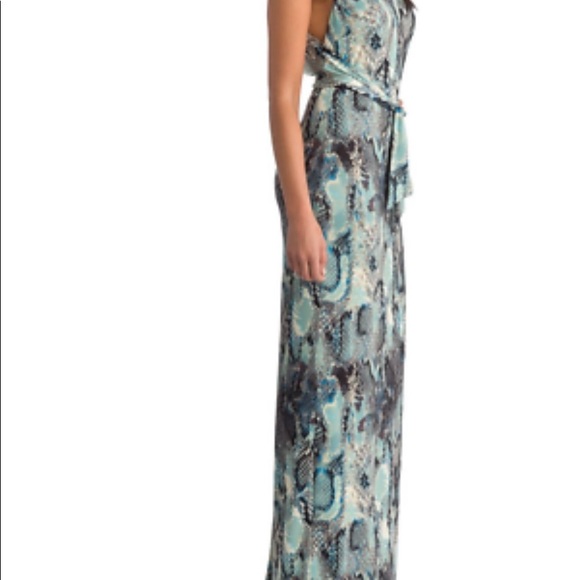 Marisa Kenson Snakeskin print cut out maxi dress NWT $115 - Picture 9 of 10